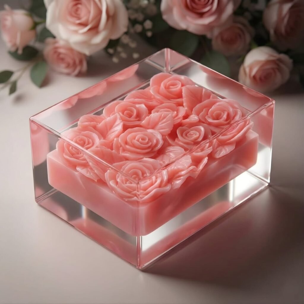 HANDMADE TRANSPARENT SOAP – MELON PINK